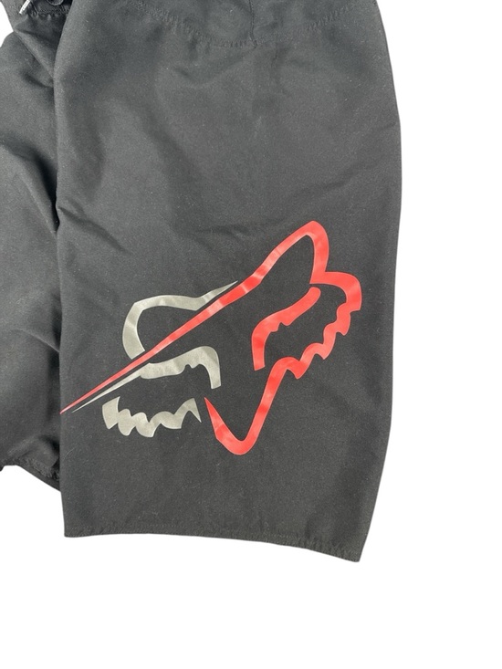 Fox Racing Black Board Shorts Men’s 36 Fox Head Graphic Surf Swim Trunks - Picture 5 of 8